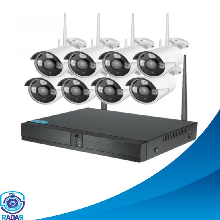 پکیج دوربین مداربسته بیسیم 8 کانال 3 مگاپیکسل