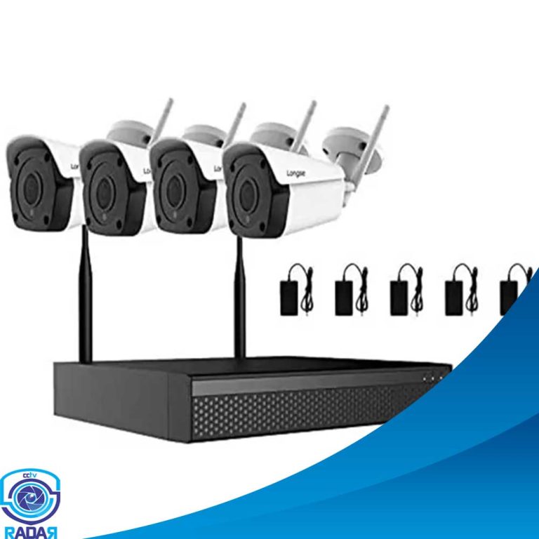 پکیج دوربین مداربسته بیسیم ۴ کانال ۳ مگاپیکسل